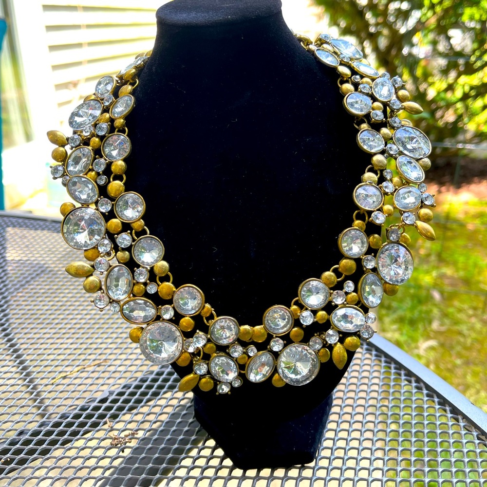 Clementine Statement Beaded Collar Necklace